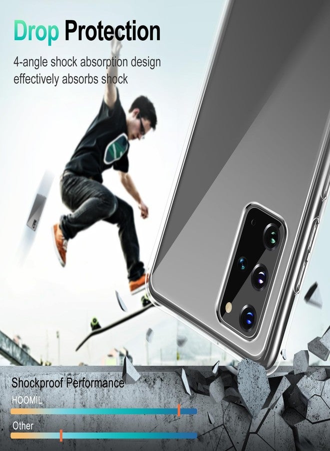 HOOMIL Crystal Clear Case for Samsung Galaxy S20+ Plus 4G/5G, Never Yellowing, Transparent - Image 4