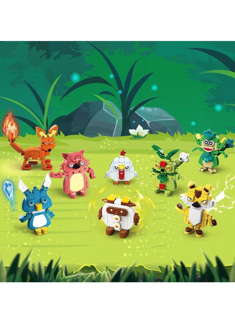 Creative 8-in-1 Building Blocks Set for Kids 6+, 493 Pcs Multi-Model Animal Figures, Perfect Birthday Gift for Boys and Girls - Image 3