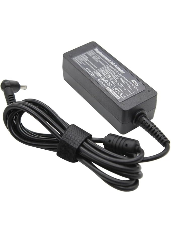 Terabyte 45W For ASUS Charger 19V 2.37A 4.0x1.35mm AC Adapter For ASUS X441 S200 UX305F TP501 X453 E402 UX305CA with UK Charging Cable - Image 2
