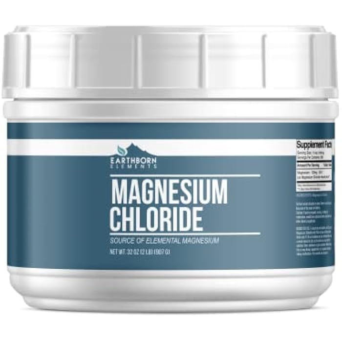 Earthborn Elements Magnesium Chloride (2 lb), Dietary Supplement, Great Source of Elemental Magnesium - Image 1