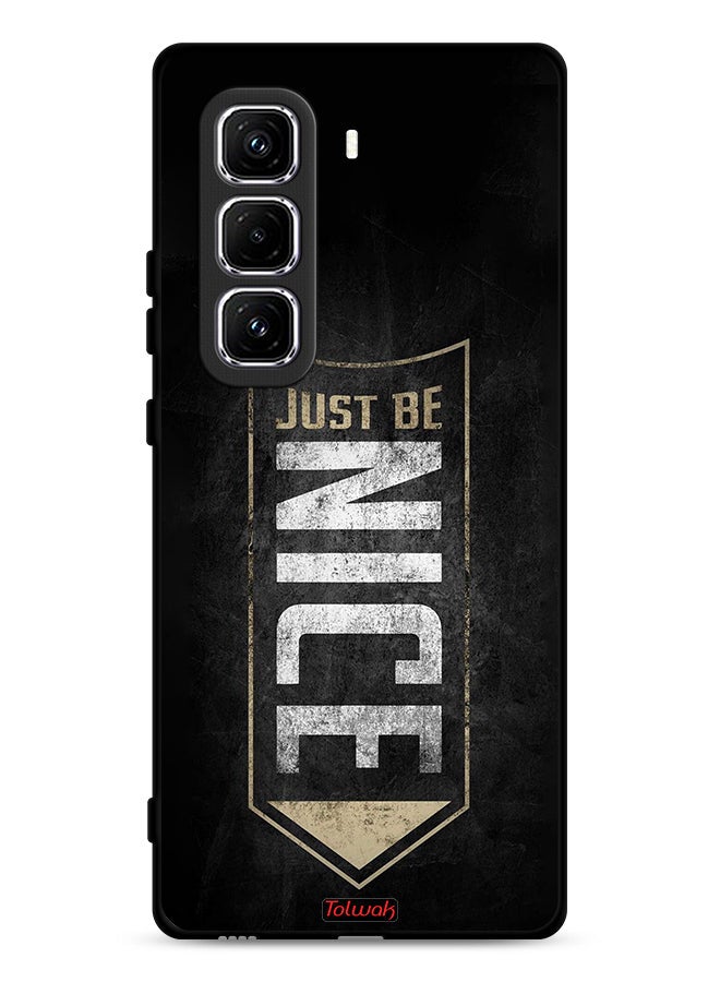 Tolwak Infinix Hot 50 Pro 4G Protective Case Cover Just Be Nice - Image 1