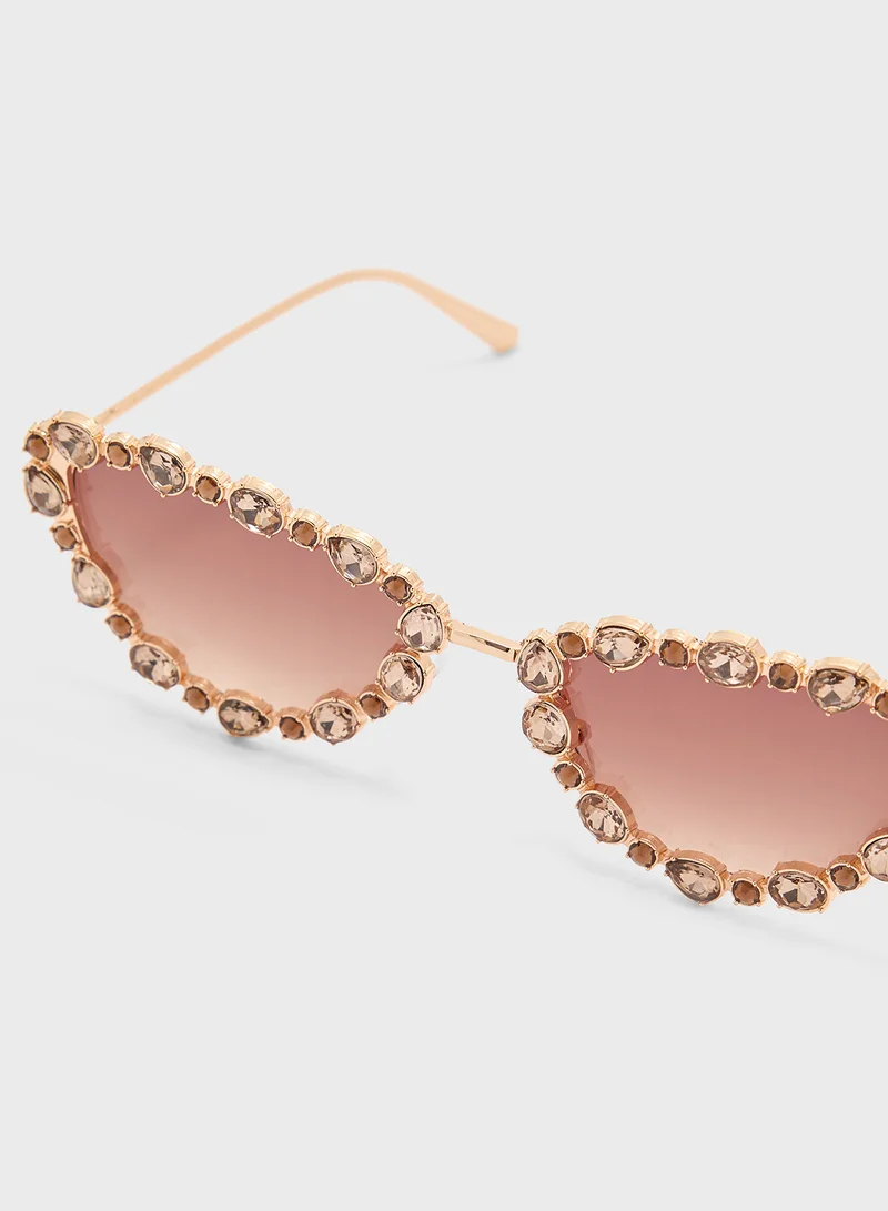 ELLA Wider Arm Cat Eye Sunglasses