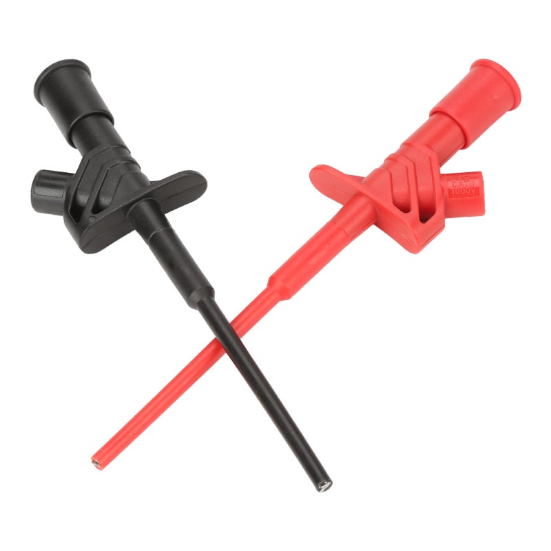 High Voltage Test Probe 2 Pcs Full Insulated - Quick Release Flexible Head Electrical Test Probe for Oscilloscope Multimeter Electrical Testing - Image 5