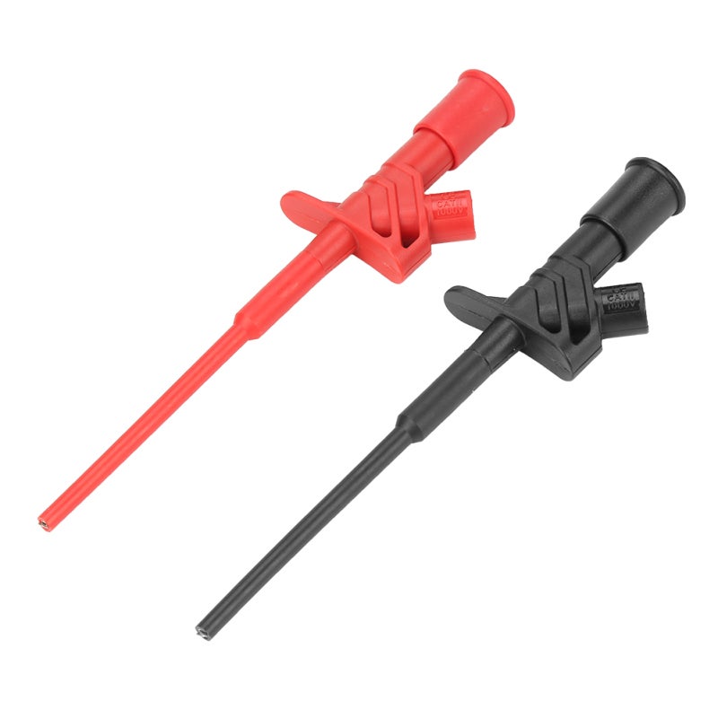 High Voltage Test Probe 2 Pcs Full Insulated - Quick Release Flexible Head Electrical Test Probe for Oscilloscope Multimeter Electrical Testing - Image 1
