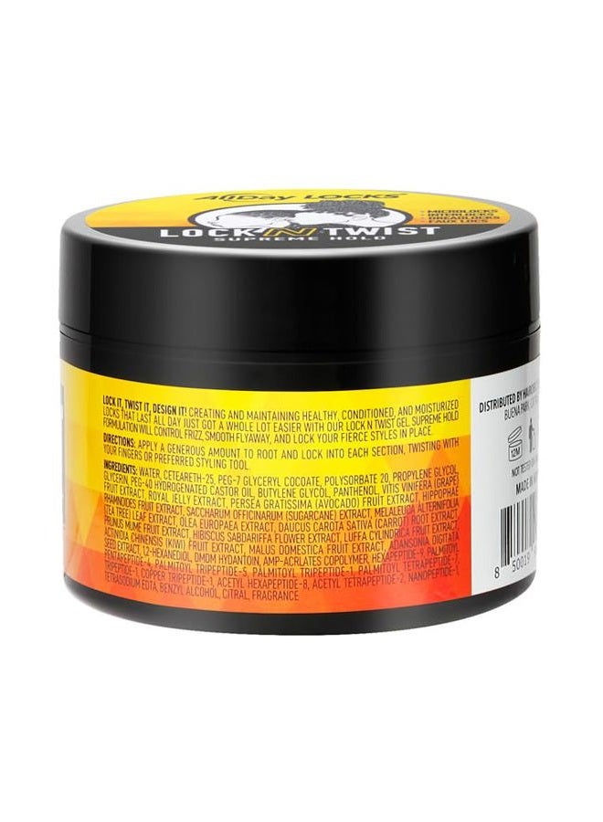 AllDay Locks Lock N Twist | Locking Gel, Re-Twist Locks, Supreme Hold | Smooths & Tames Frizz, Flake Free, Soft Finish | 5 oz - Image 2