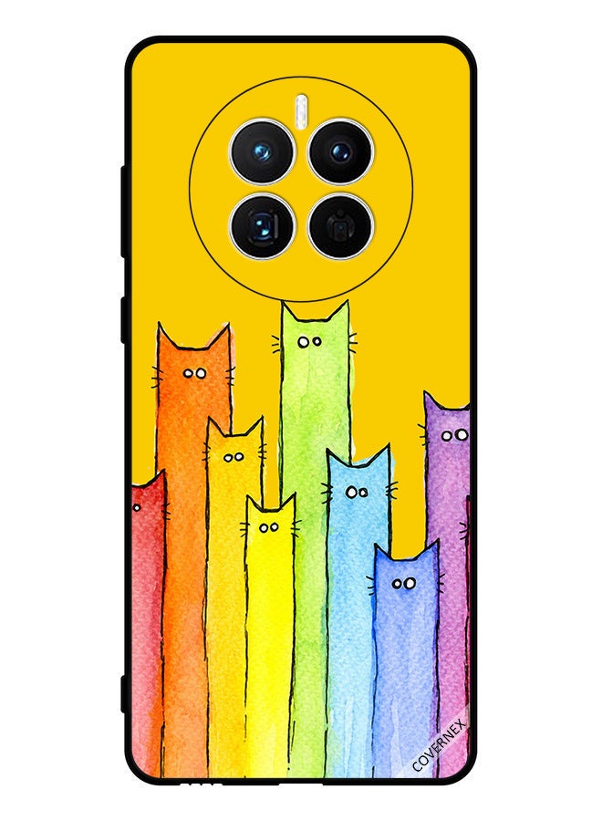 Covernex Protective Case Cover For Huawei Mate 50E Cat Puppet Art - Image 1