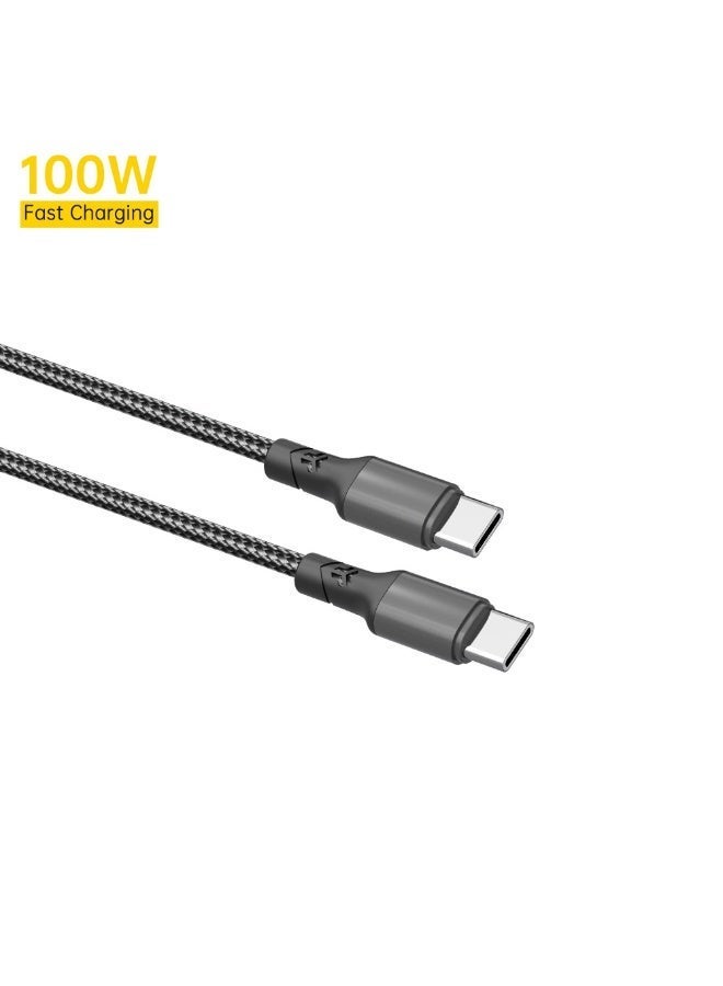 أسبور كيبل جوال ASPOR AC-21 USB-C إلى USB-C – شحن فائق السرعة بقدرة 100 واط وجودة عالية الأداء 🔋 - Image 5