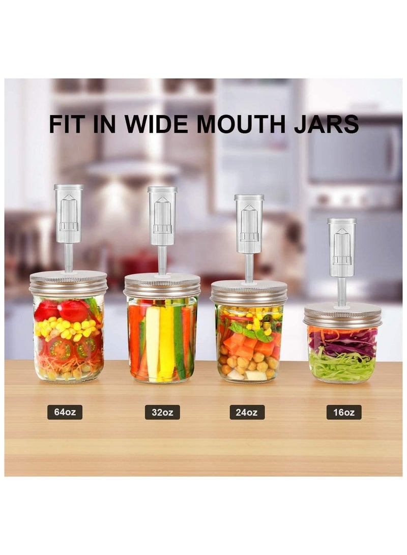 Arabest 5 Set Fermentation Airlock Kit with Jar Grommet & Jug Bottle Bucket Drilled Silicone Stopper, Home Brewing Preservation Airlock  - Image 2
