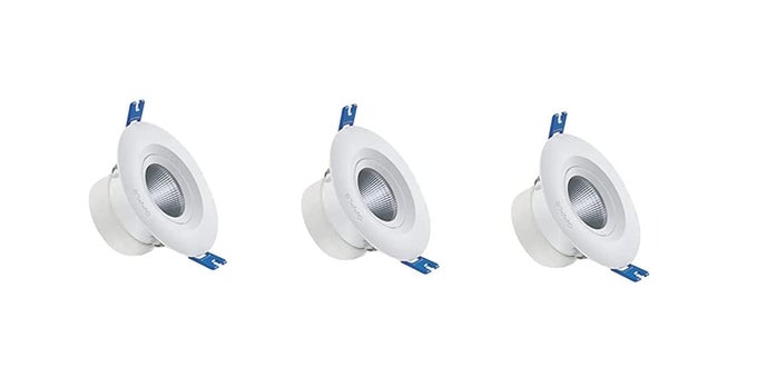 US LED SPOT LIGHT ROUND PANEL DEEP JUNCTION CONCEAL BOX DOWN LIGHTS 4WATT COOL WHITE 6000K PACK OF 3