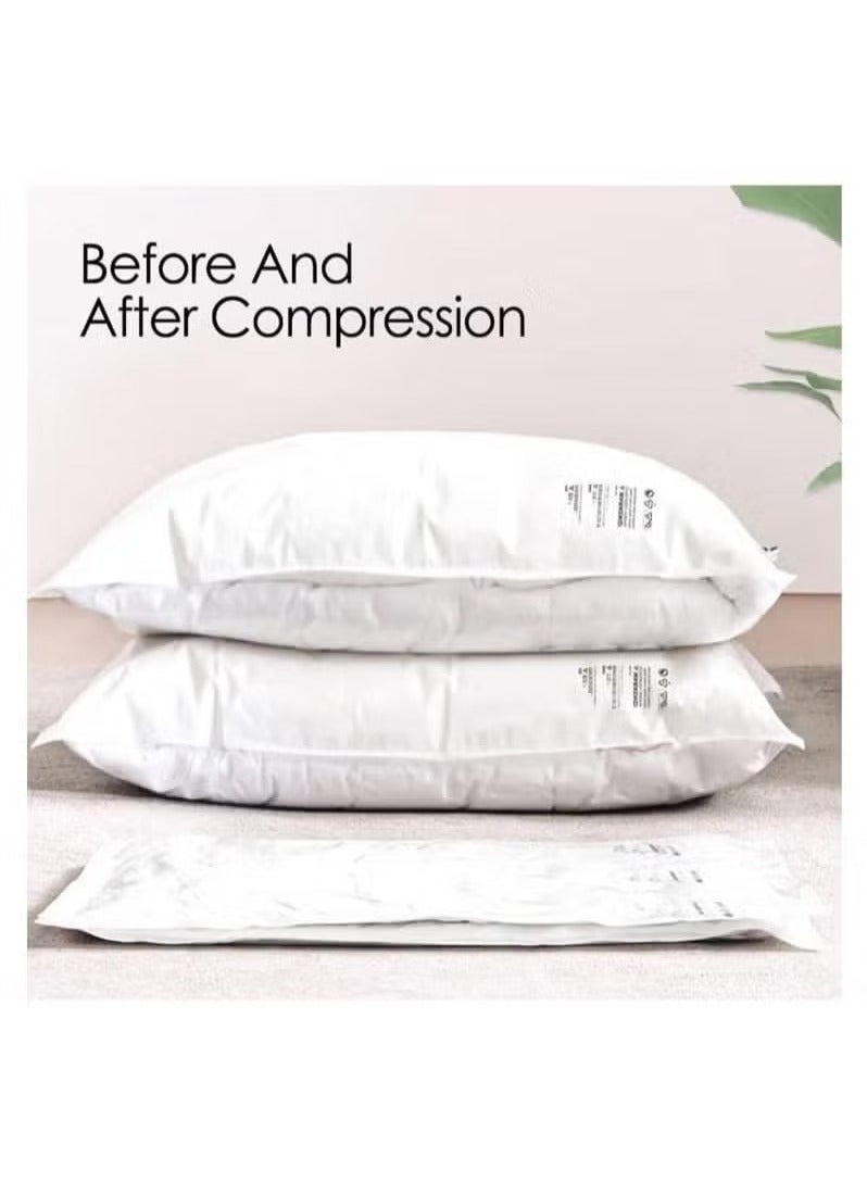 Bukela Vacuum Seal Storage Bags, 10 Pack Reusable Compression Bags (2 Extra Large + 2 Large + 2 Medium + 4 Small), Premium Vacuum Storage Bags with Electric Pump for Bedding, Clothes, Curtains, Pillows  - Image 2