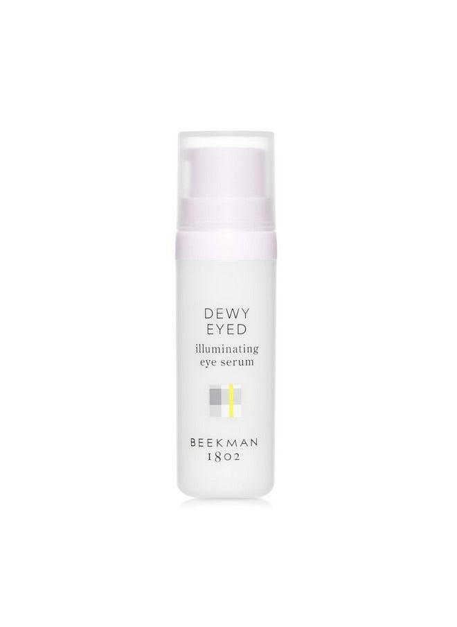 Beekman 1802 Dewy Eyed Illuminating Eye Serum Fragrance Free 0.5 Oz Reduces Puffiness & Dark Circles With Goat Milk & Aloe Vera Good For Sensitive Skin Cruelty Free  - Image 1