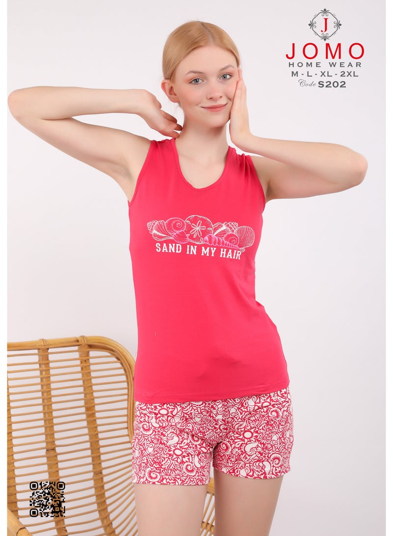جومو هوم وير S202R SEASHELL SHORT PAJAMA SET  - Image 3
