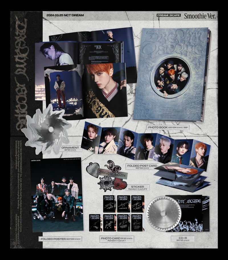 Dreamus NCT DREAM DREAM() SCAPE 5th Mini album Photobook Ver (Smoothie), undefined - Image 3