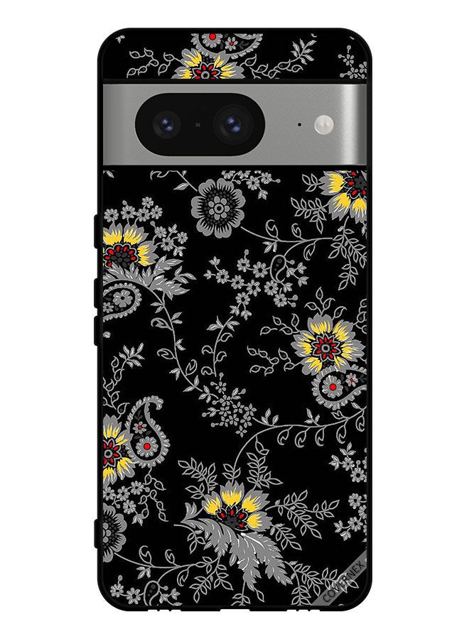 Covernex Protective Case Cover For Google Pixel 8 Artistic Flower Wallpaper - Image 1
