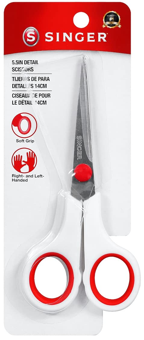 SINGER 00448 512Inch Sewing Scissors with Comfort Grip