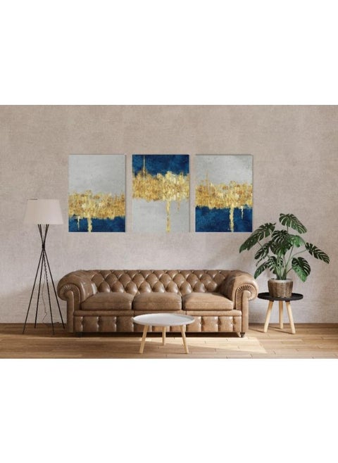 Canvas Wall Art, Abstract Framed Portrait of Drawing resin geode and functional art
