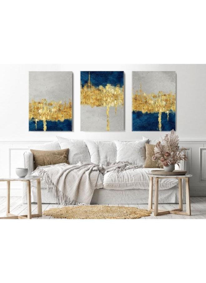 Canvas Wall Art, Abstract Framed Portrait of Drawing resin geode and functional art