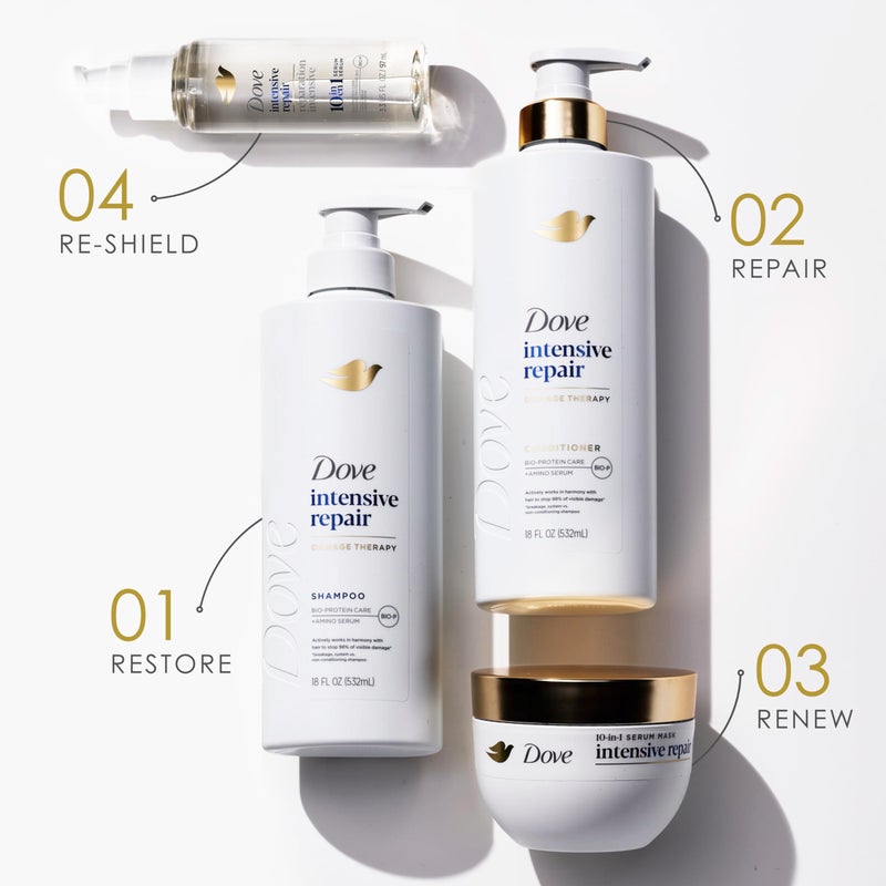 Dove Intensive Repair Amino Serum for Damaged Hair with Bio-Protein Care Technology 3.3 oz - Image 5