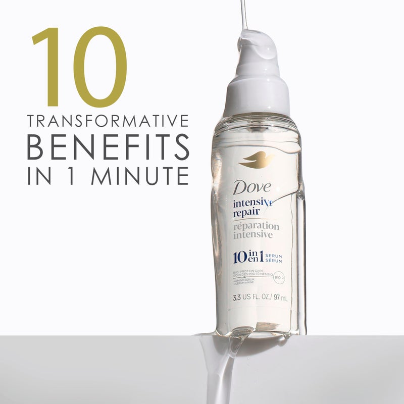 Dove Intensive Repair Amino Serum for Damaged Hair with Bio-Protein Care Technology 3.3 oz - Image 4