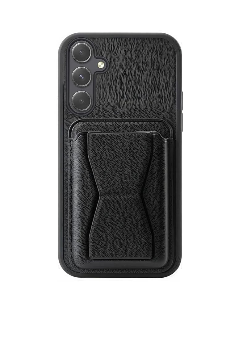 Leather Wallet Case Compatible with Samsung Galaxy A35 , Leather Back Cover With TPU Frame, Shockproof Protective Phone Case with Card Holder...