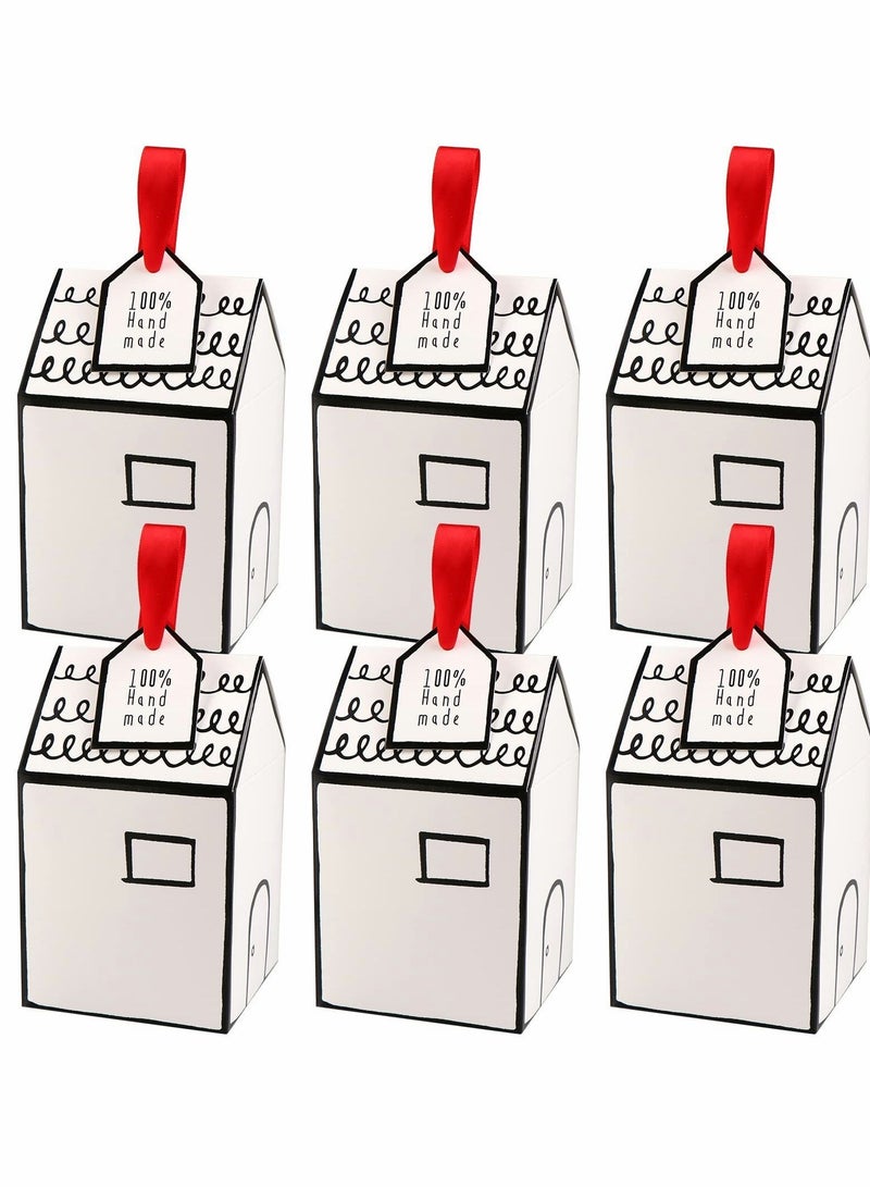 Y&D Gable Candy Treat Boxes, Small Goodie Gift Boxes Wedding for and Birthday Party Favors Box 8.5 * 9.5cm - Image 3