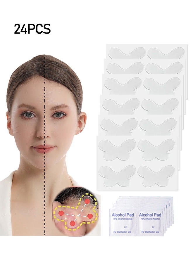 24 Pcs Ear Correctors, Instant Correction for Prominent Ears, Butterfly shaped ear correction sticker, Elf Ear Stickers, Invisible Support Ear Sticker, Protruding Solution Men Women and Baby  - Image 1