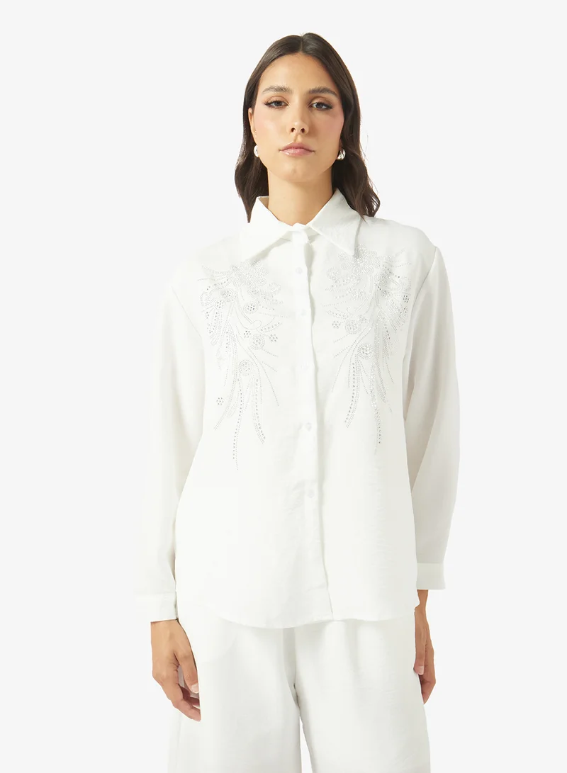 Ella  Embroidered Top & Pant Set for Women | Best Price UAE
