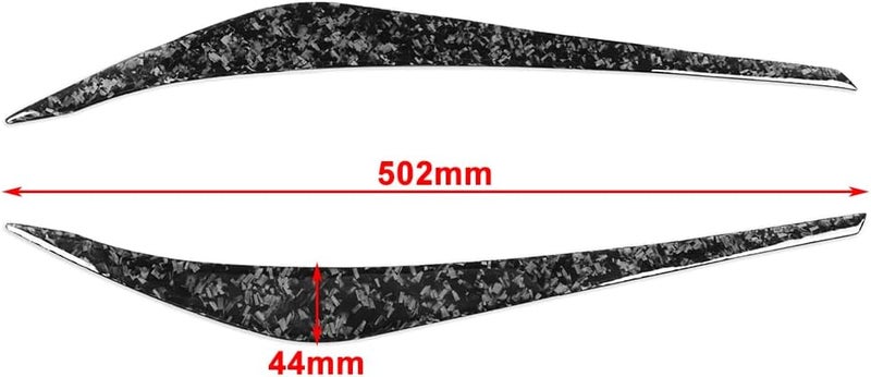 DEMULAX Headlight Eyebrow Eyelid Cover for Hyundai Elantra - Image 2