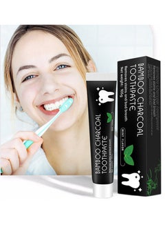 Bamboo charcoal Whitening Tooth Paste Cleaning Eco Tooth Brush Paste Travel Size Cream Charcoal Tooth Paste for Whitening Teeth Deep Cleansing  - Image 4