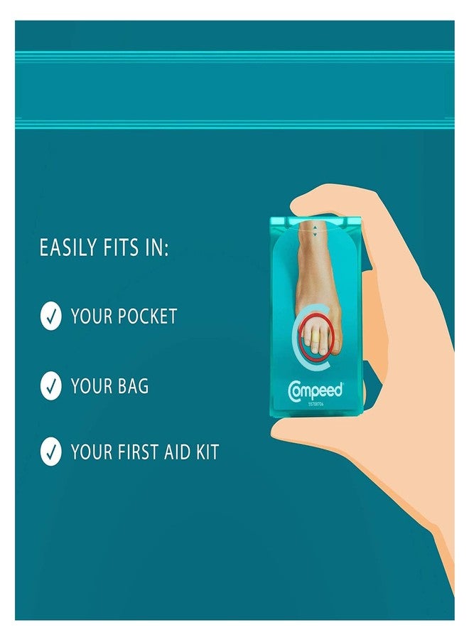 Compeed Blister Plasters For Foot Finger Protecting, Breathable Hydrocolloid Finger Rubbing Protection Bandage, For Men n Women_Each Pack Contains 8 Pieces_Set Of 2 Deluxe - Image 3
