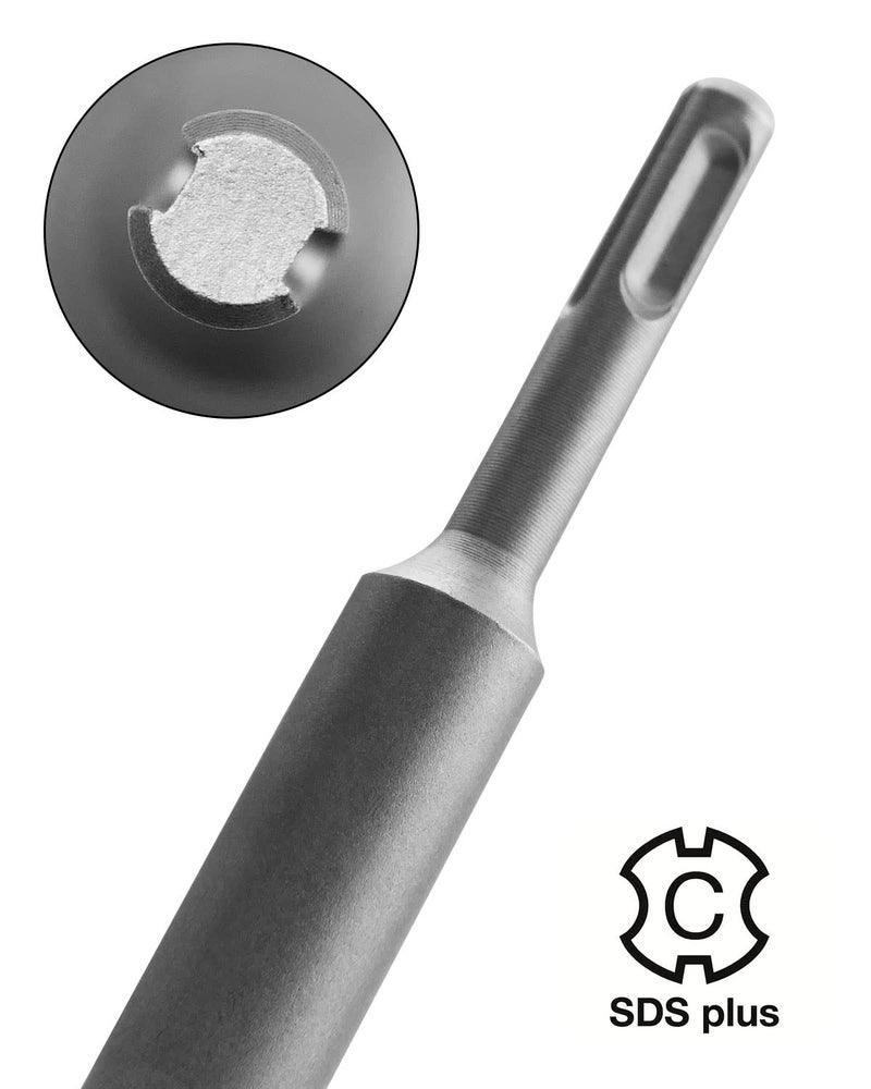 PNYZIK 6 Inch x 1 1/4 Inch SDS Plus Bushing Tool for Concrete Stone Brick Wall, Square Head Bushing Bit (SDS Plus 16 Pins) - Image 3