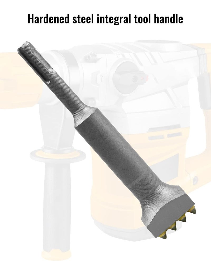 PNYZIK 6 Inch x 1 1/4 Inch SDS Plus Bushing Tool for Concrete Stone Brick Wall, Square Head Bushing Bit (SDS Plus 16 Pins) - Image 4