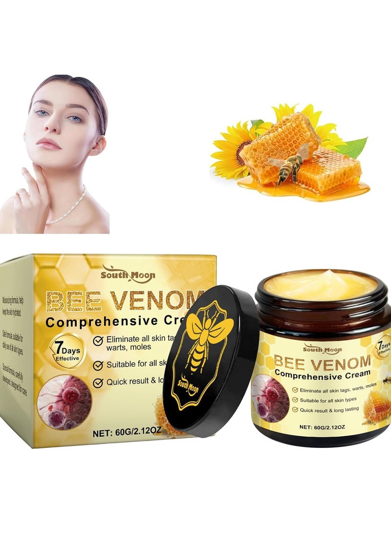 SOUTH MOON Bee Venom Comprehensive Cream, 2025 New Skincare Treatment Bee Venom Skin Cream, Visibly reduces skin blemishes, Natural Skin Moisturizer for Face and Body  - Image 1