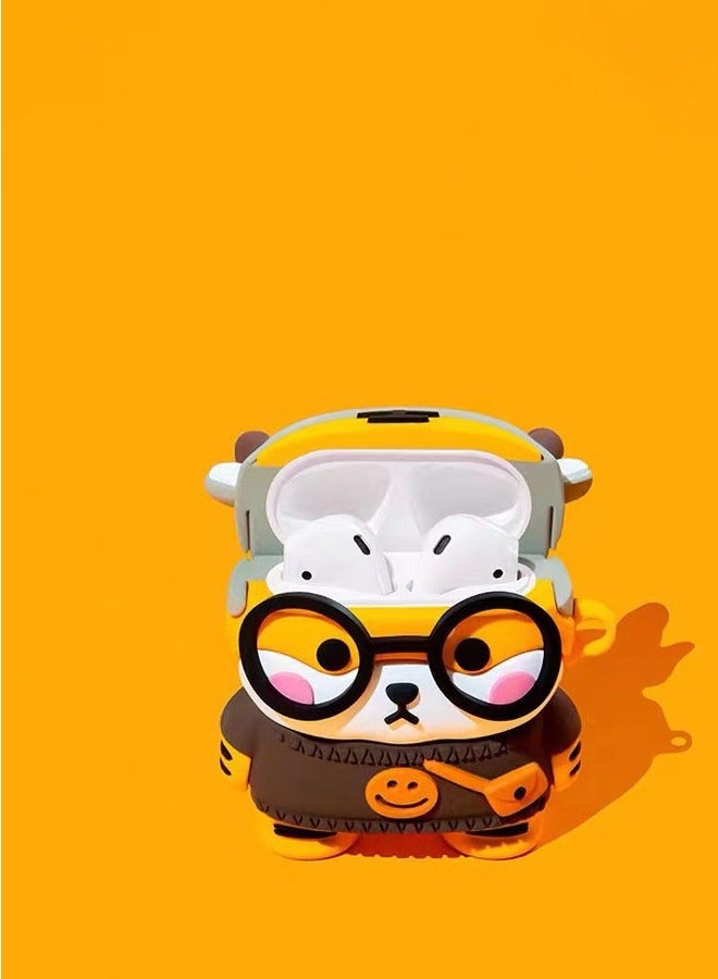 Earphone Case ForAirpods 3rd Creative Cute Cartoon Soft Silicone Protective Bluetooth Headset Cover Charging Port Accessible - Image 2