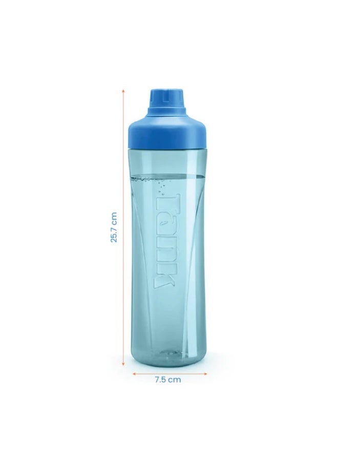 TANK Tritan Bottle, Leakproof 800ml, Blue - Image 2