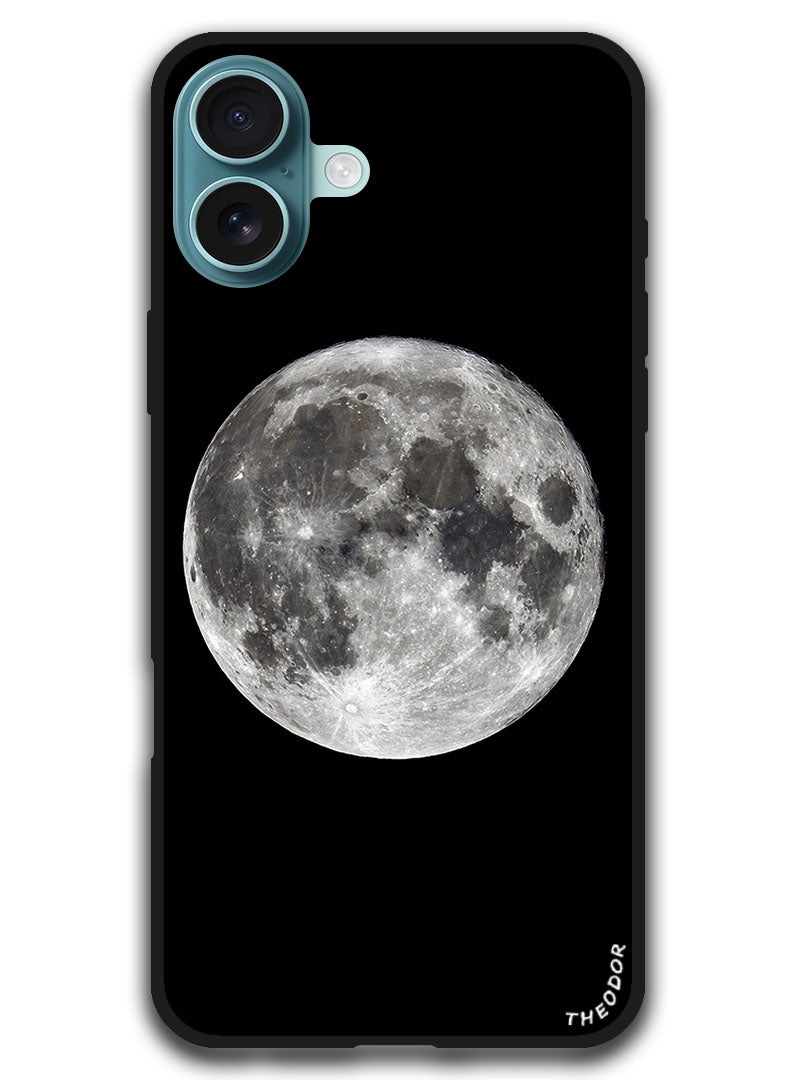 Theodor Protective Case Anti Scratch Shock Proof Bumper Cover For iPhone 16 (6.1)-inch Moon - Image 1