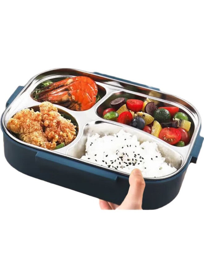 MAX COOK Meichun (Maxcook) 304 Stainless Steel Lunch Box, Microwave-Safe 5-Compartment Insulated Student Lunch Box With Utensils And Bag, Red Mcft0702 - Image 3