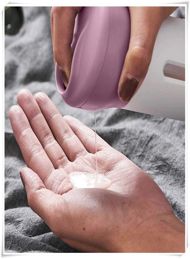 4 in 1 Smart Travel Dispenser Bottle Set Travel Refillable Cosmetic Containers Set Plastic Multicolour - Image 2