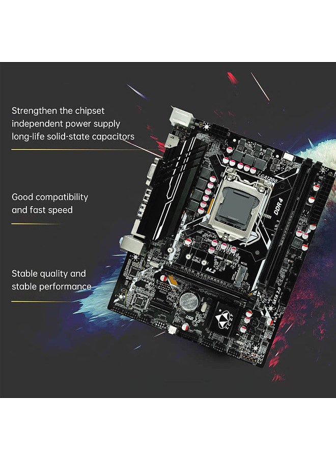 Generic - H510 Gaming Motherboard LGA1200(Intel 11th/10th Gen) Compatible with Core i3/i5/i7/i9 & Celeron/Pentium - Image 1
