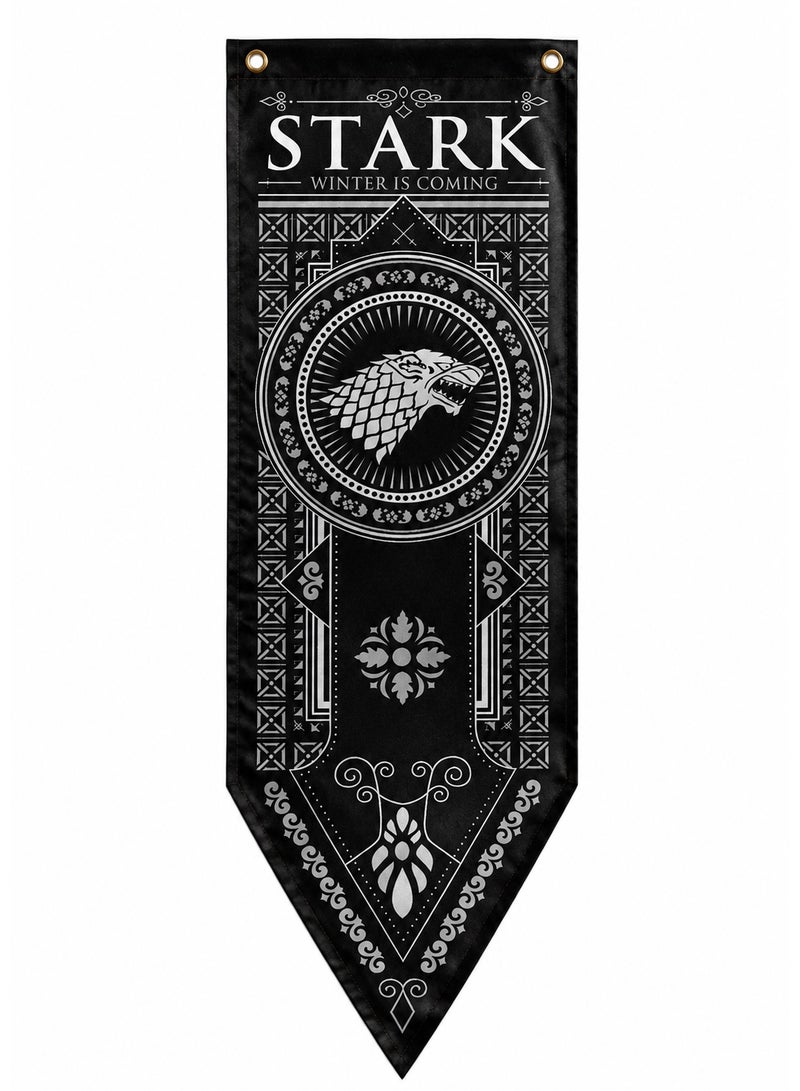 Mida Starck House Flag from the "Game of Thrones" Series - 150 × 47 cm - Woven Flag for Outdoor Walls - Image 1