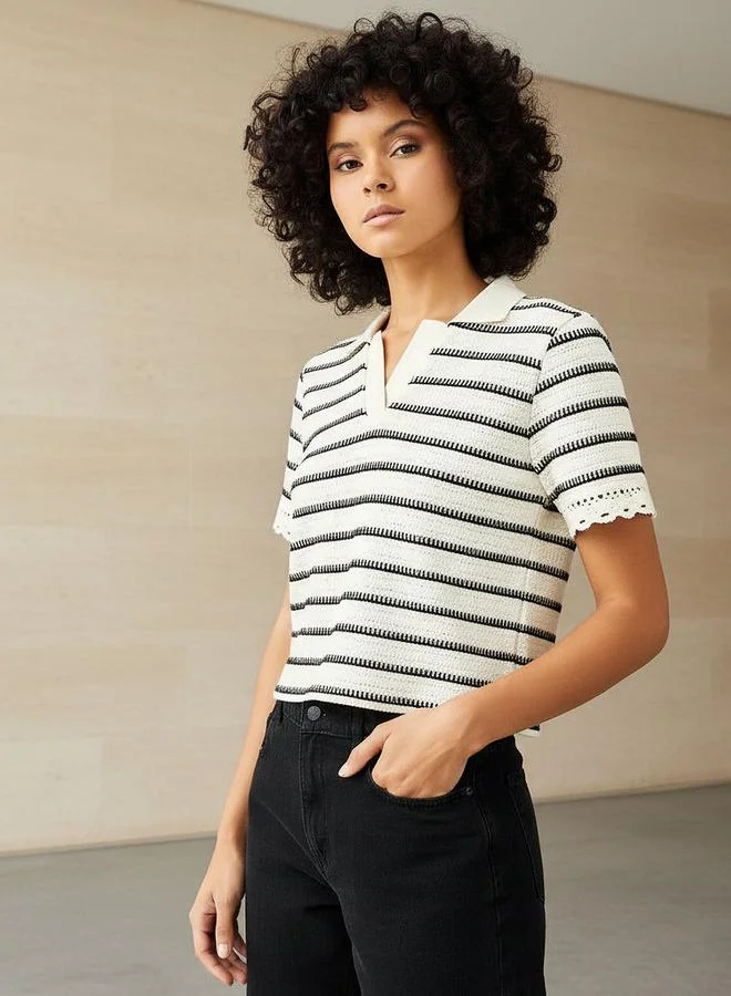 Lee Cooper Lee Cooper Regular Fit T shirt with Stripes