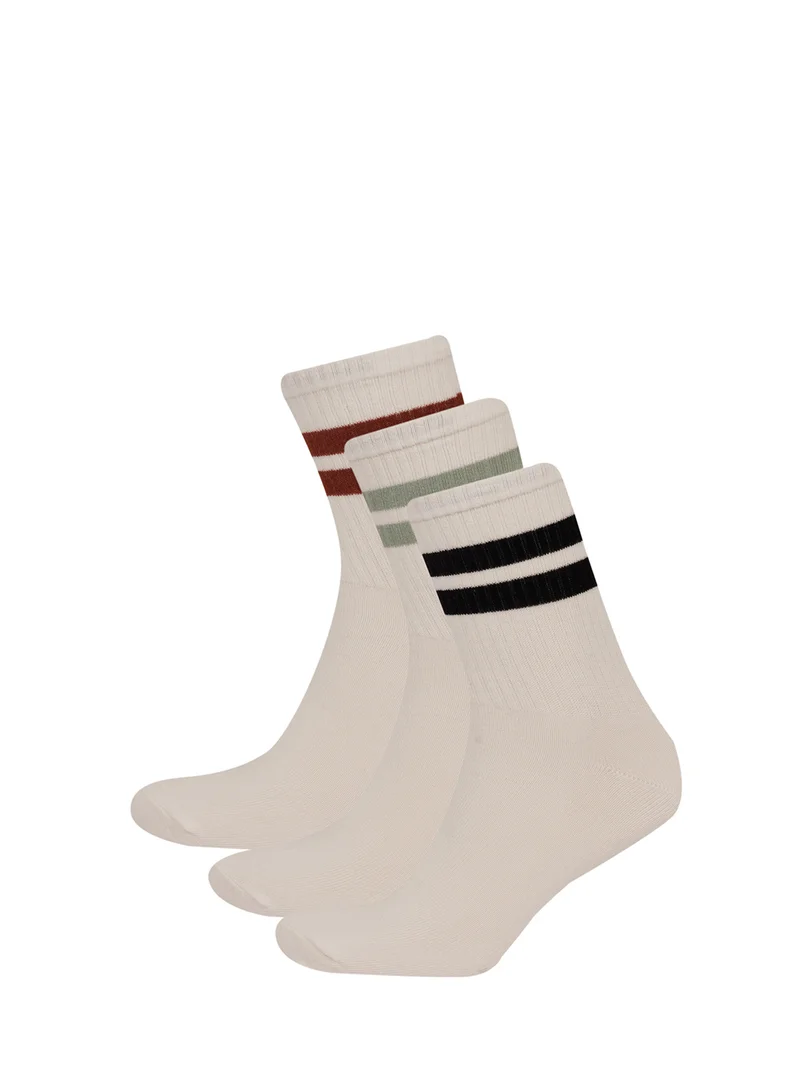 DeFacto 3-Pack Cotton Long Socks