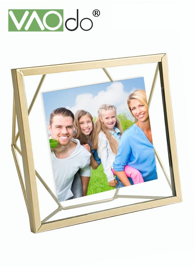 VAOdo Metal Photo Frame Desktop Decoration Postcard Display Stand 15x15x6.5CM  - Image 1