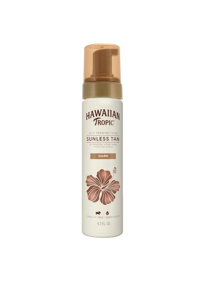 Hawaiian Tropic Sunless Tan Dark Self-Tanning Foam, 6.7oz | Self Tanner Dark, Sunless Tanner, Sunless Tanning Foam, 6.7oz - Image 1