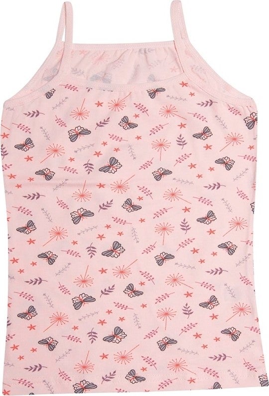 KOTA 3405x12 Girl 12-Piece Lycra Rope Strap Mixed Pattern Undershirt-Colorful  - Image 5