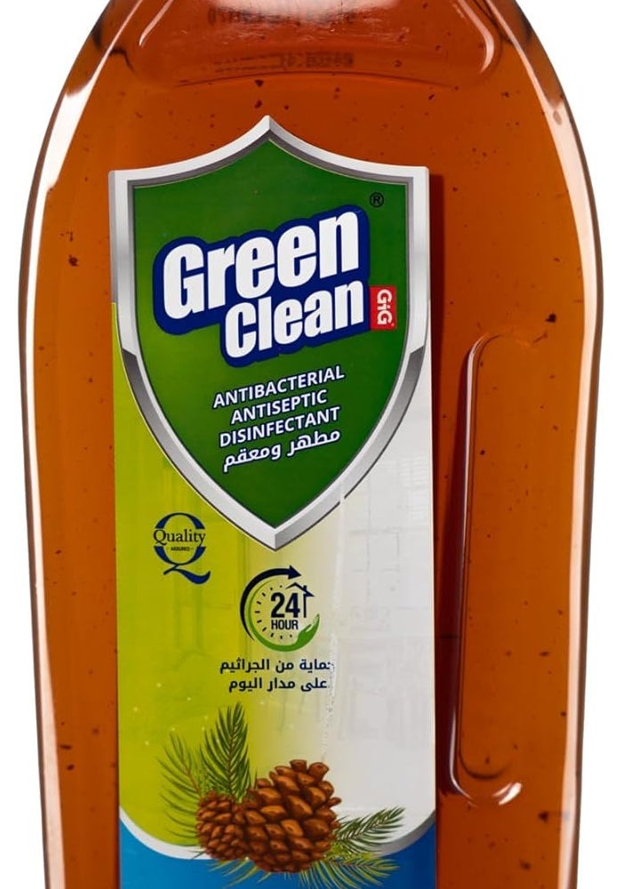 Green Clean مطهر ومعقم الأخضر النقي برائحة الصنوبر - 750 مل - Image 2