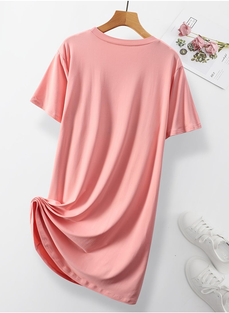 Mesery Dress Cotton Short Sleves-KASHMER  - Image 2