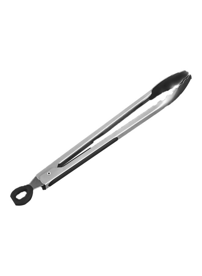 NIBEMINENT Stainless Steel Food Clip Silver/Black 28x3.5centimeter - Image 1