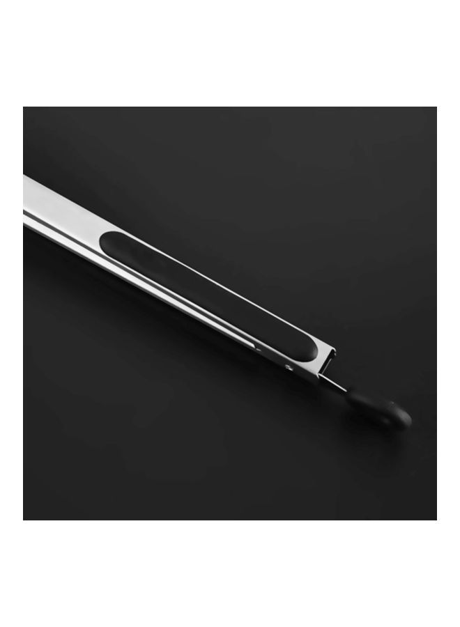 NIBEMINENT Stainless Steel Food Clip Silver/Black 28x3.5centimeter - Image 4