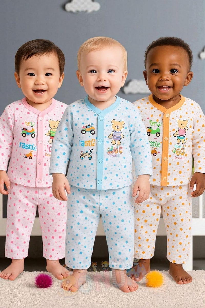 BONUM Essential Baby Clothing Set for Every Occasion, Baby Clothing Bundle for Boys and Girls Pack of 3Pcs - Image 2